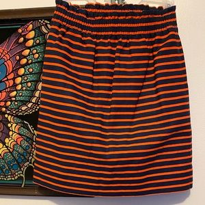 J.Crew striped skirt